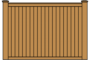 Cap and Trim Fence