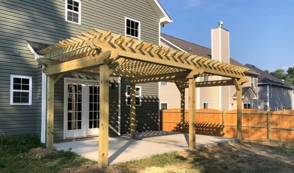 Pergola Construction in East Tennessee | Knoxville Licensed Contractor | King's Fencing