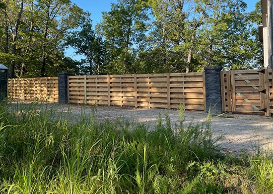 wood fence