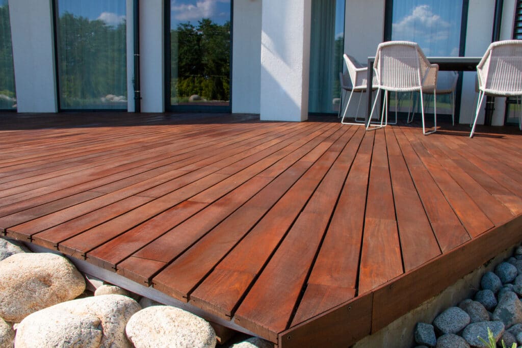 Wooden deck