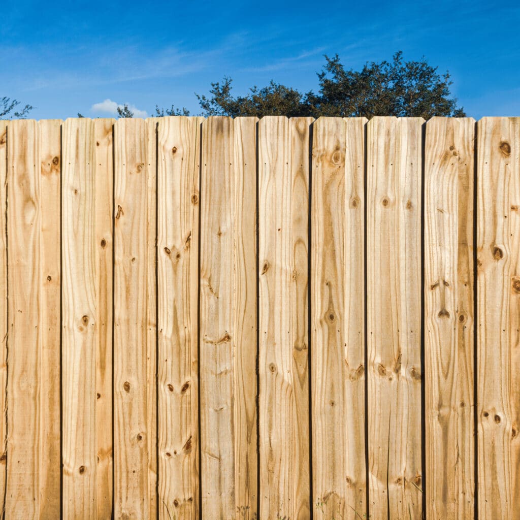 wood fence