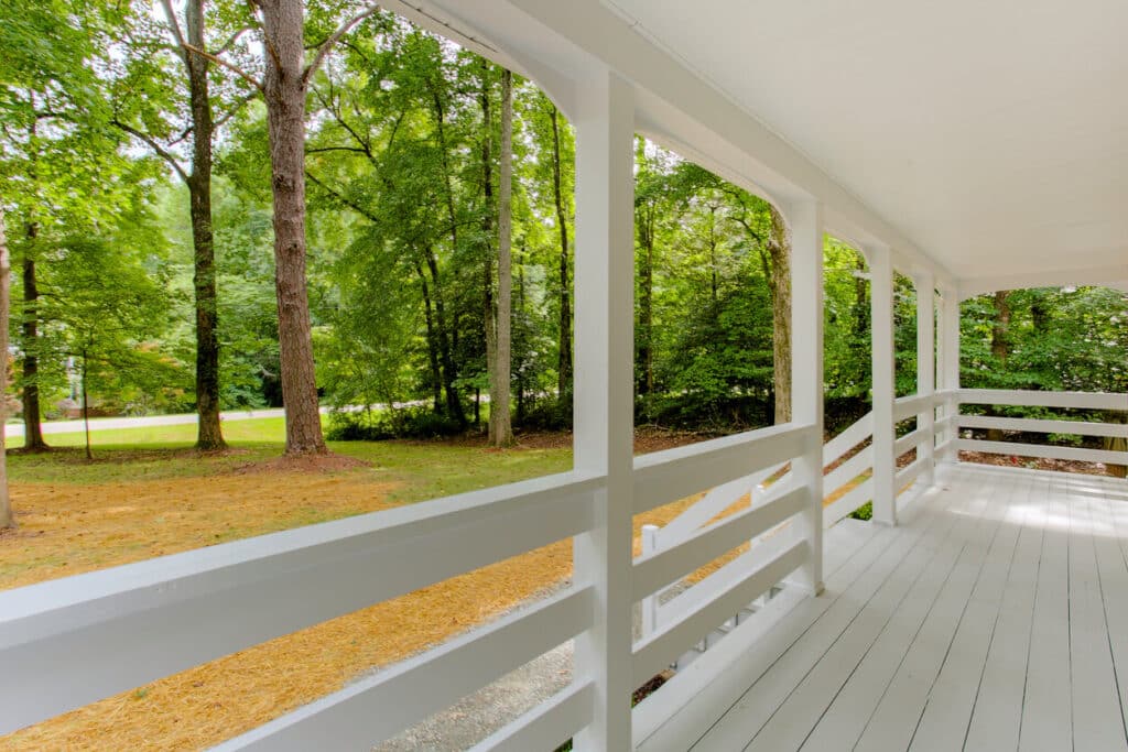 Vinyl Fence for Porch